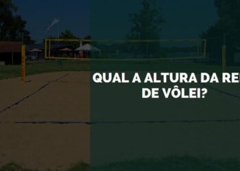 qual a altura da rede de vôlei