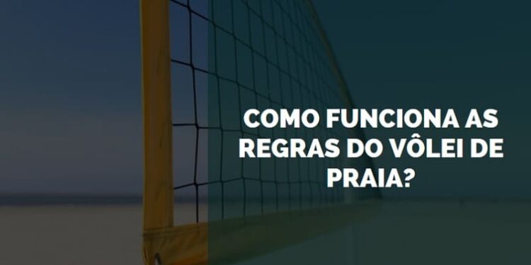 regras do vôlei de praia