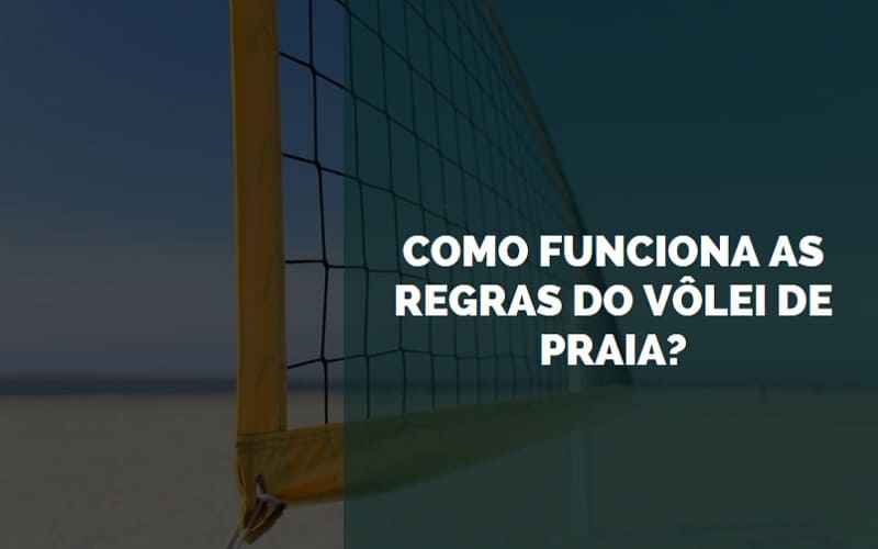 regras do vôlei de praia