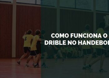 como funciona o drible no handebol