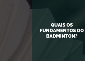 fundamentos do badminton