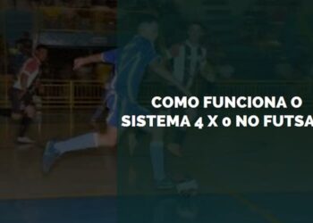 sistema 4 x 0 no futsal