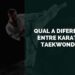 Qual a Diferença entre Karatê e Taekwondo