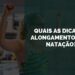 dicas de alongamento para natação