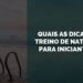 dicas de treino de natação para iniciantes