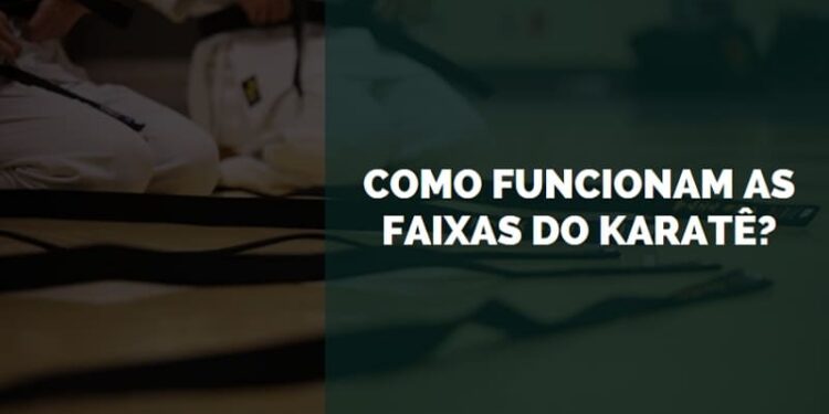 faixas do karatê