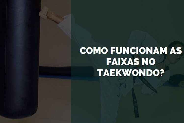 faixas no taekwondo
