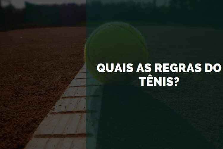 regras do tênis