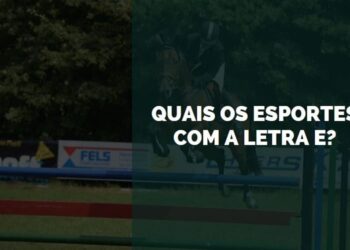 esportes com a letra e