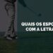 esportes com a letra g