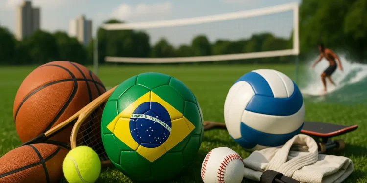 Quais são os esportes mais praticados no Brasil?