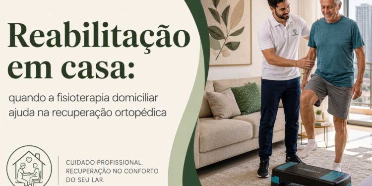 Reabilitação em casa: quando a fisioterapia domiciliar ajuda na recuperação ortopédica